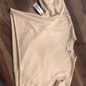 Aritzia Cream Crew Neck Top
